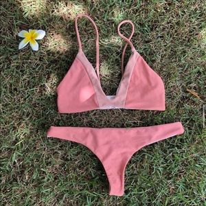Acacia Swimwear Pink Set